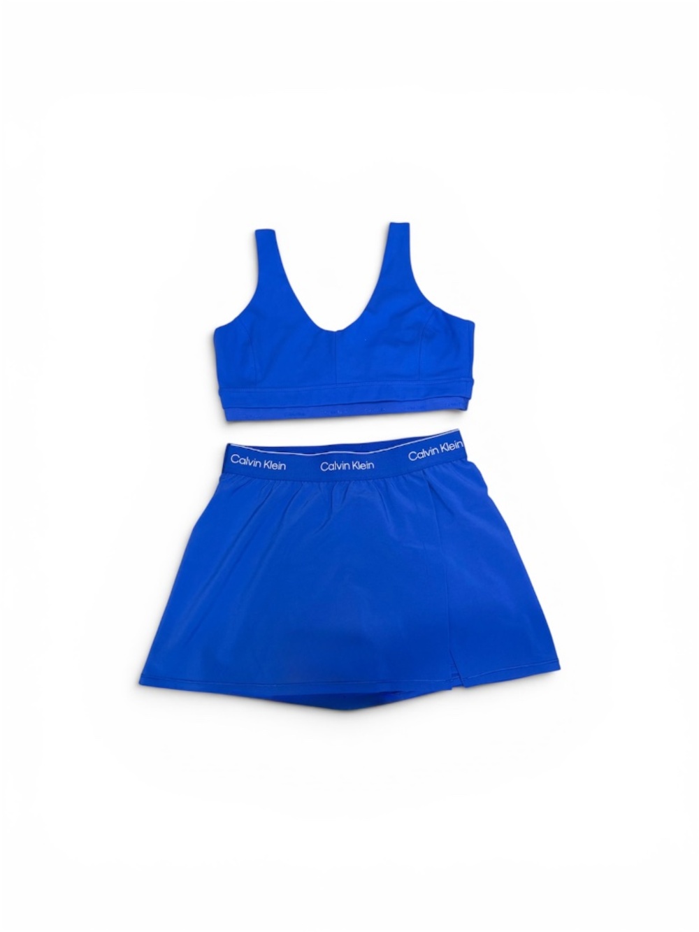 Blue Calvin Klein exercise set